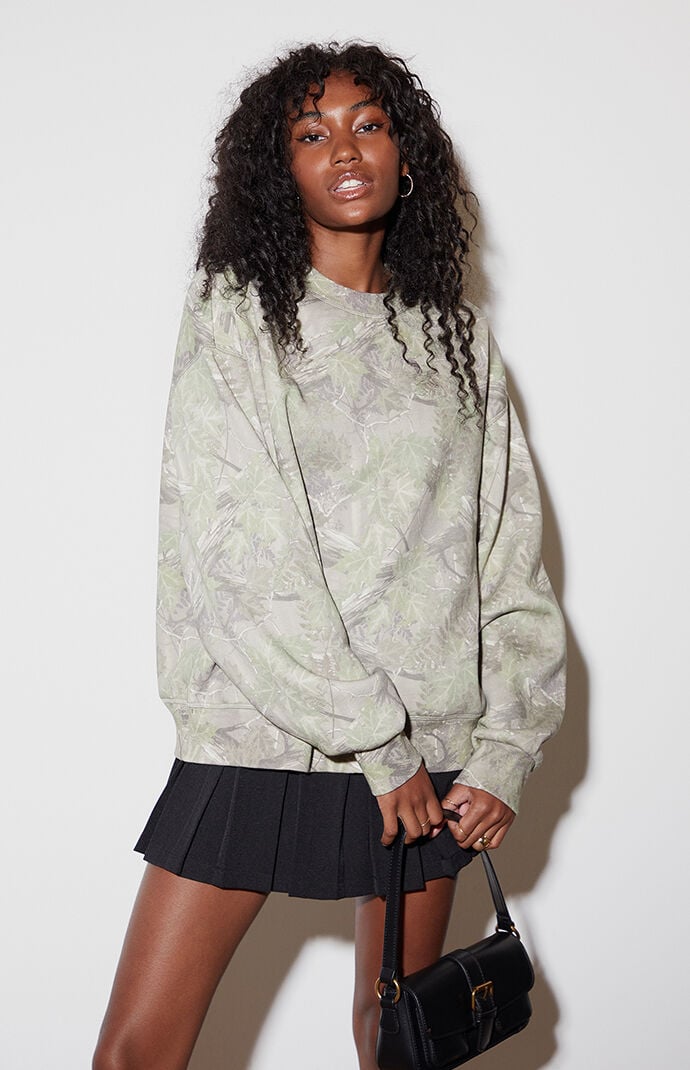 Image: Tree Camo Crew Neck Sweatshirt