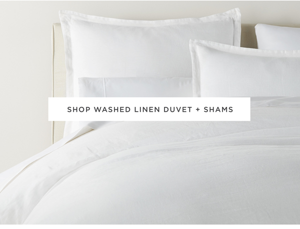 Shop Washed Linen + Shams