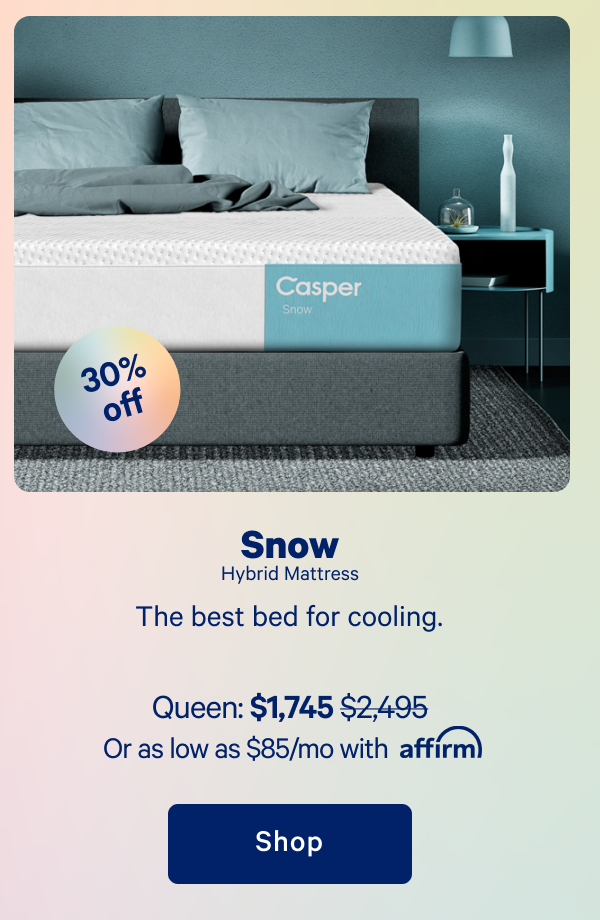 Snow Hybrid Mattress >> The best bed for cooling. >> Shop >>