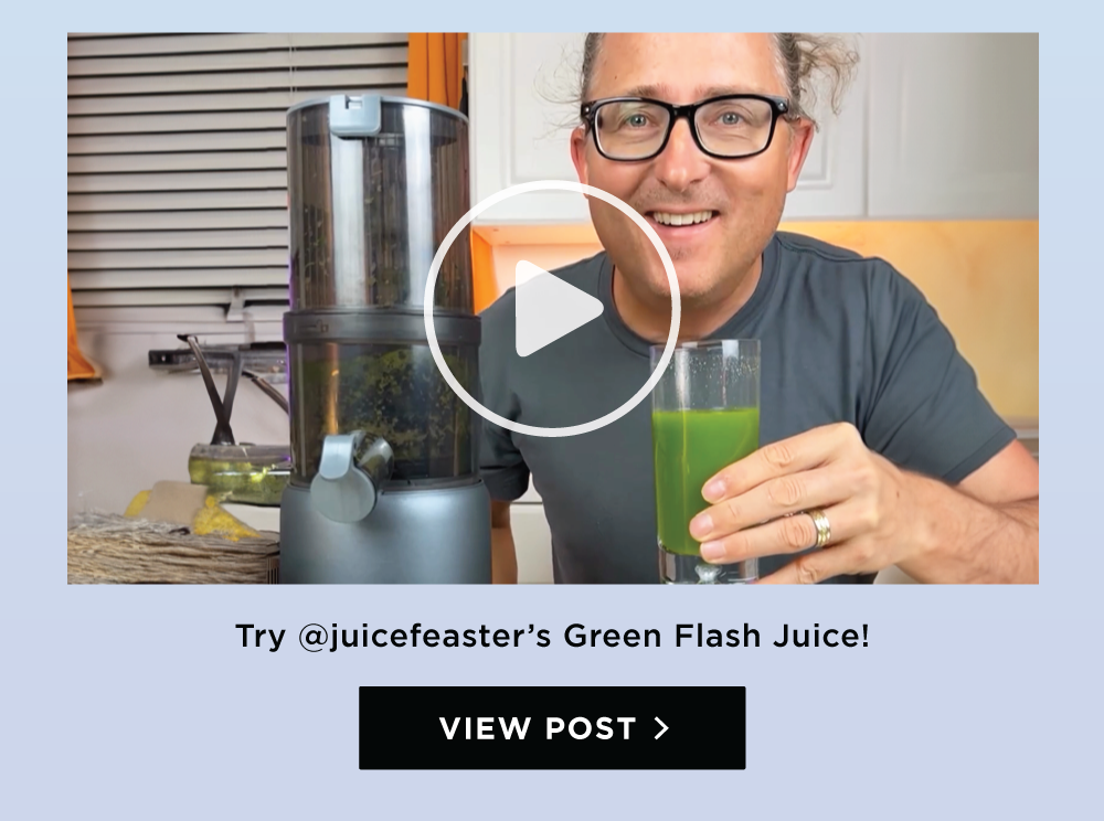 Try @juicefeaster’s Green Flash Juice!