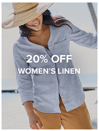 20% Off Women's Linen