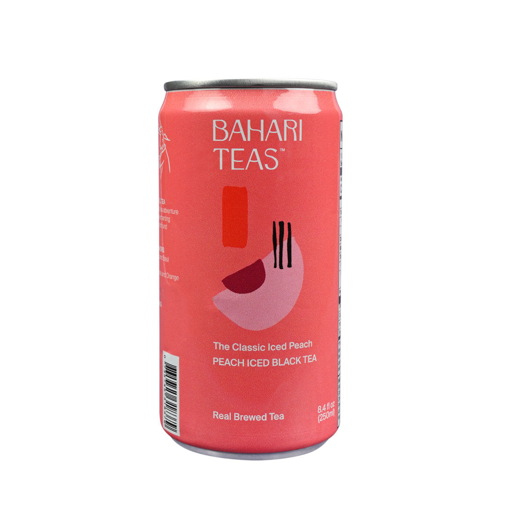 Image of Bahari Iced Peach Black Tea (12-Pack)