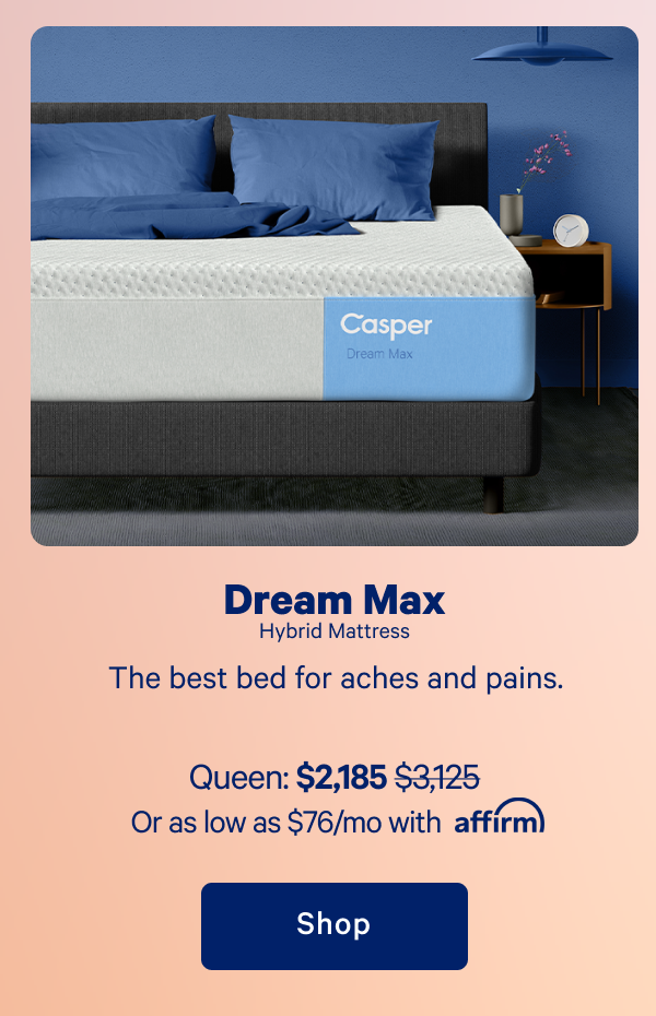 Dream Max Hybrid >> The best bed for aches and pains. >> Shop >>