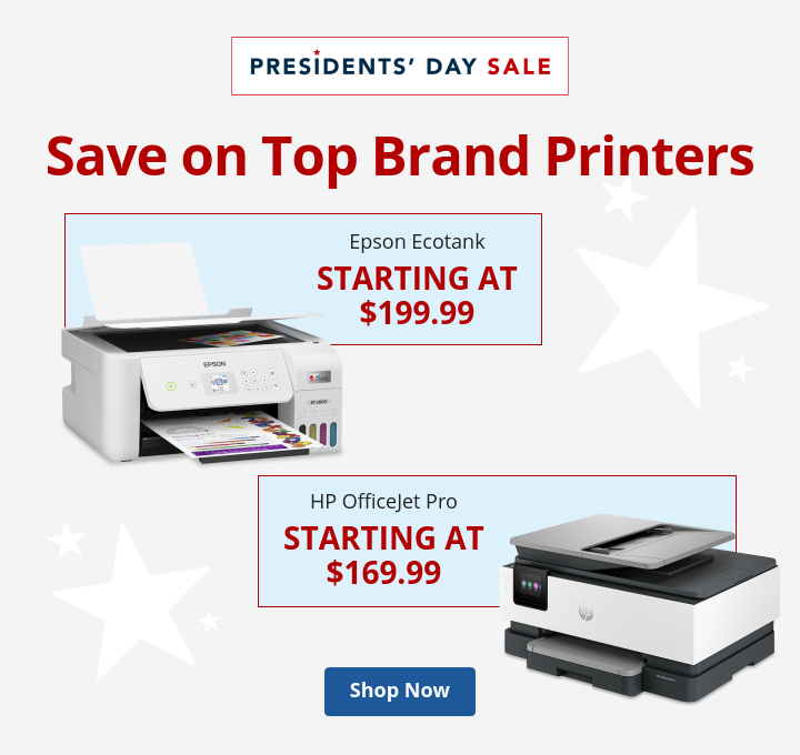 Save on Top Brand Printers