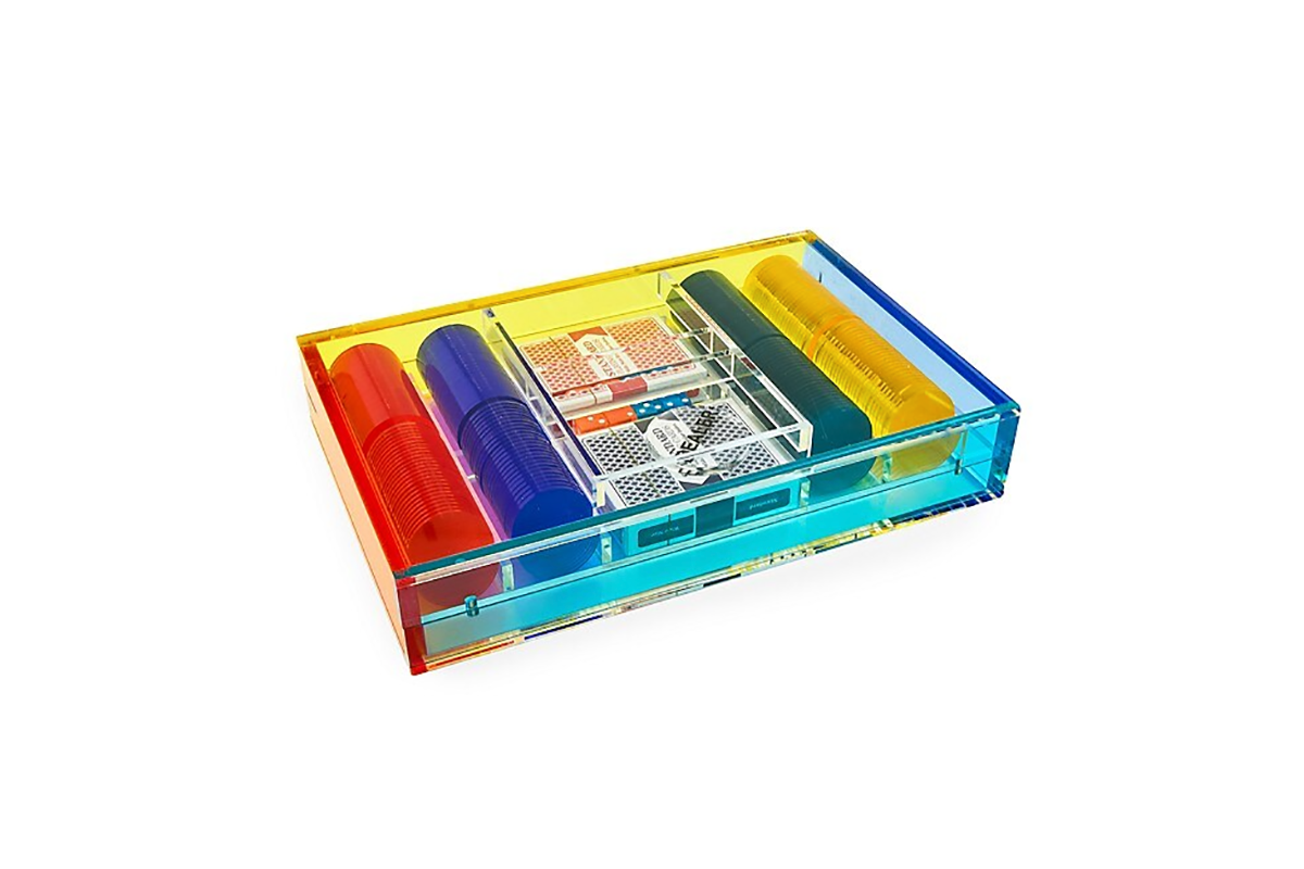 Lucite </br> Poker Set