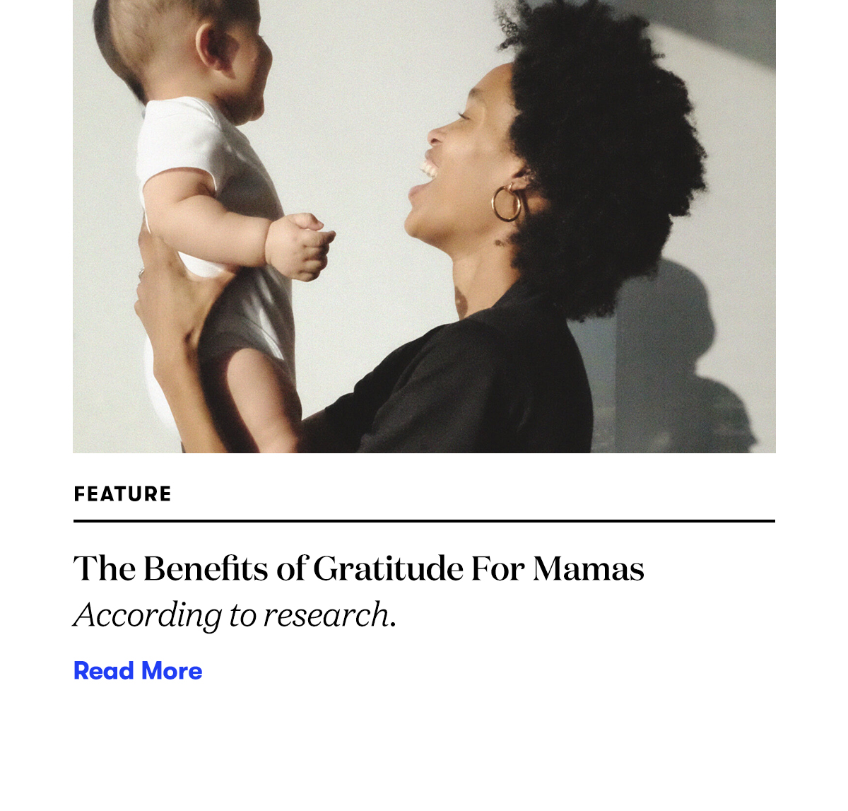 The Benefits of Gratitude for Mamas