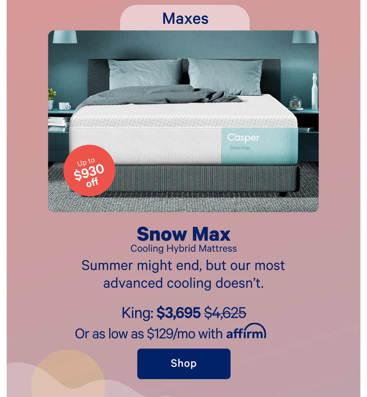 Snow Max Cooling Hybrid Mattress >> Shop >>