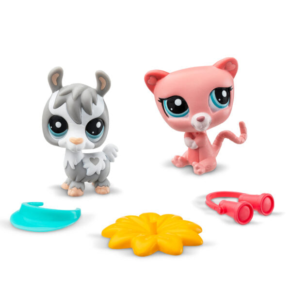 Littlest Pet Shop Pet Pairs Play Set - Llama #28 and Possum #32