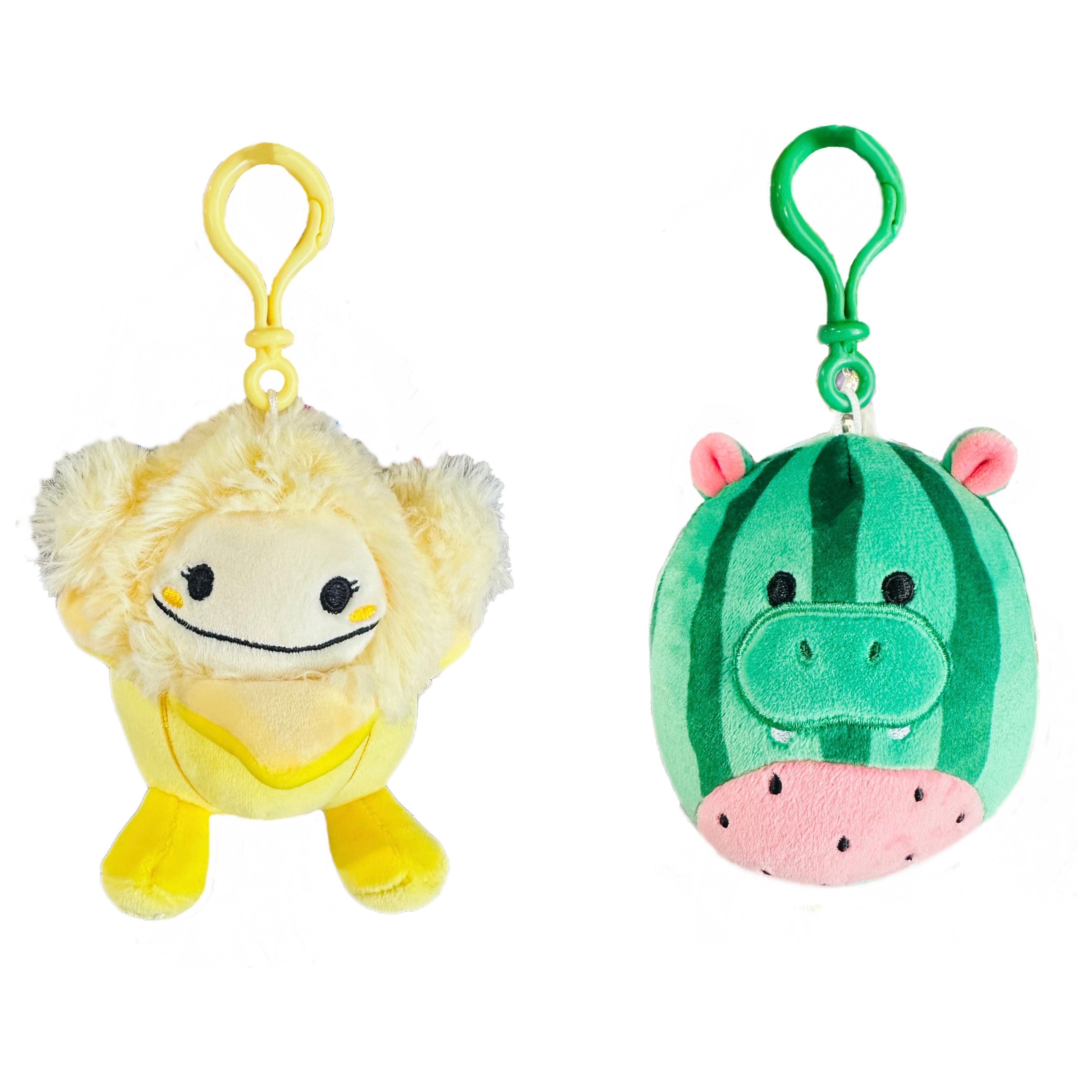 Squishmallow 3.5 Inch Clip 2 Pack - Nomi and Damaris