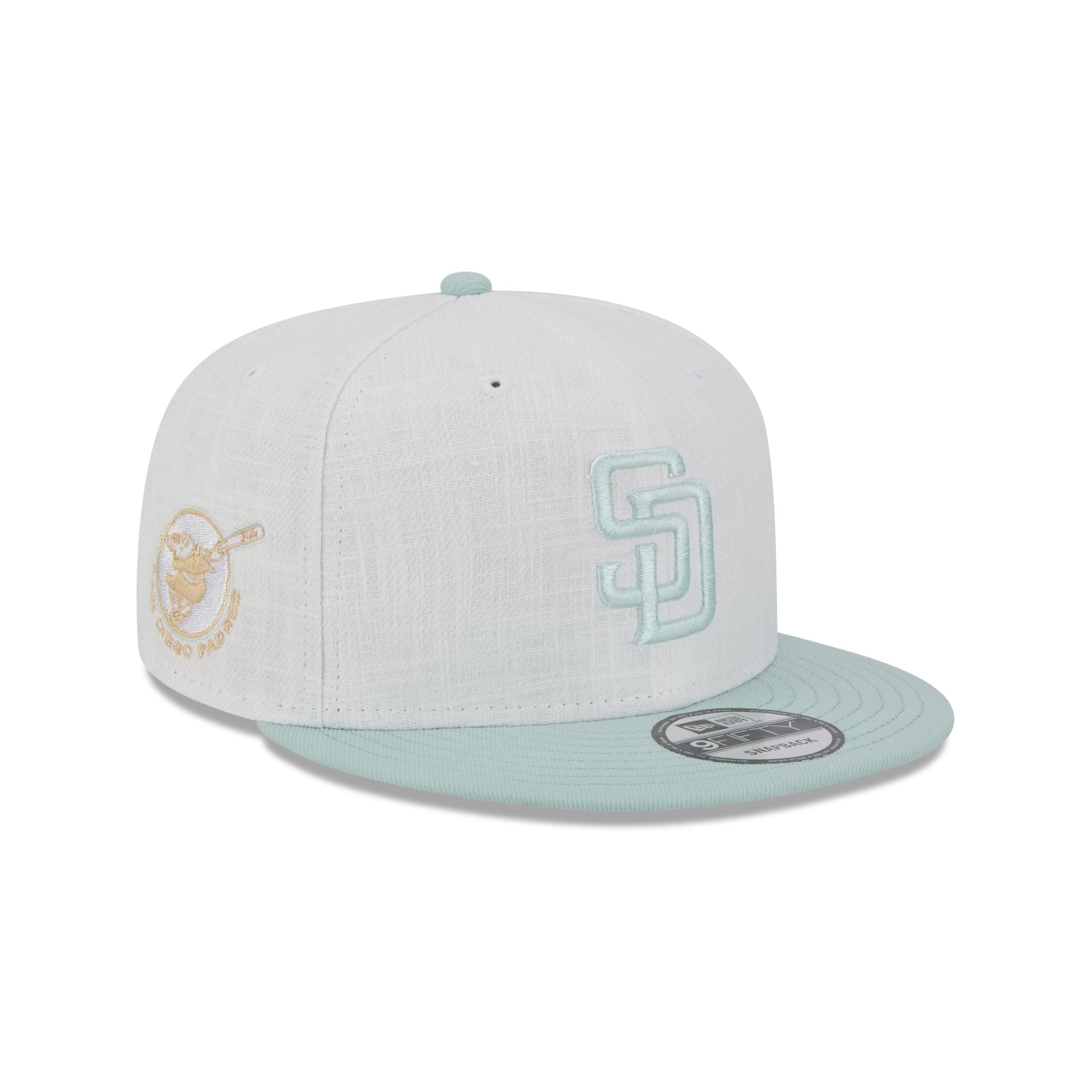 Image of San Diego Padres Minty Breeze Logo Select 9FIFTY Snapback