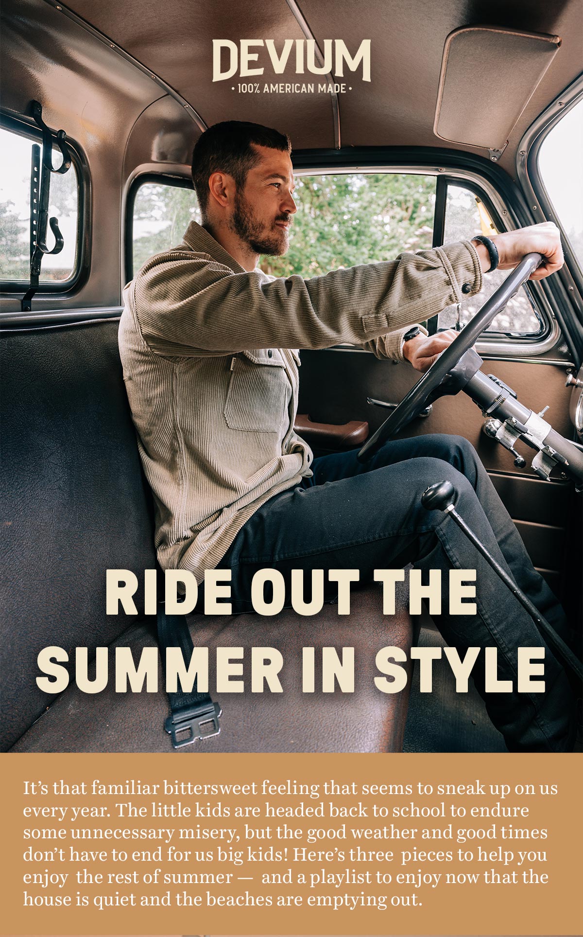 Ride Out the Summer in Style