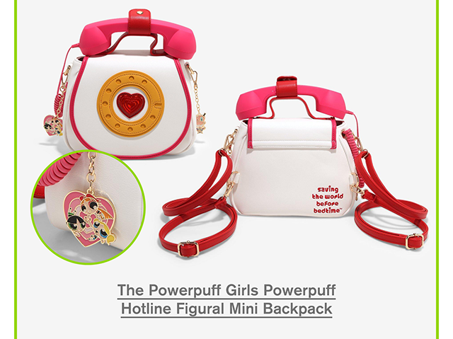 The Powerpuff Girls Powerpuff Hotline Figural Mini Backpack