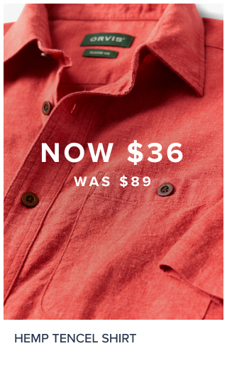 Now $36 Was $89 Hemp Tencel shirt