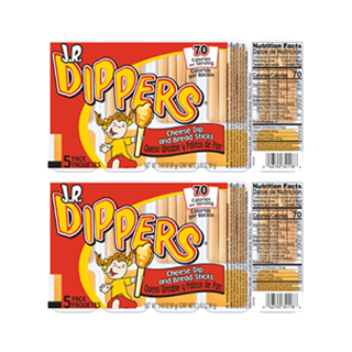 5-ct. Jr. Dippers cheese dip and sticks