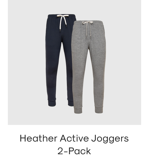 Heather Active Joggers 2-Pack