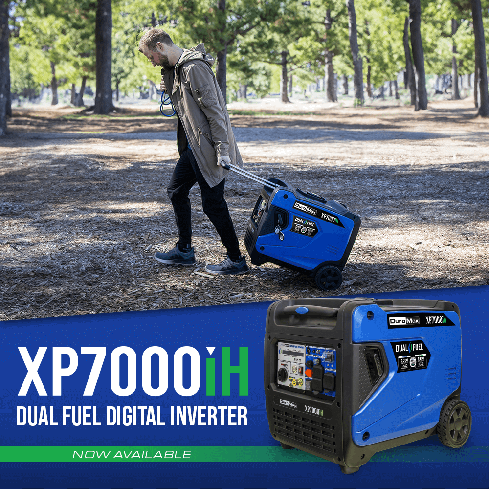 ALL NEW | 7,000 Watt Portable Dual Fuel Inverter Generator w/ CO Alert