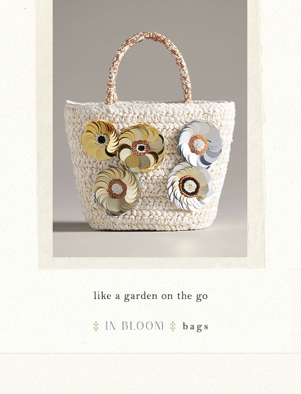 in bloom bags.