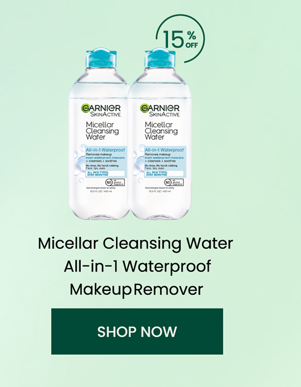 Shop Garnier Waterproof Micellar Cleansing Water