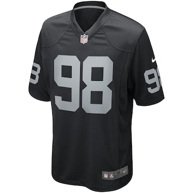  Nike Maxx Crosby Black  Game Jersey