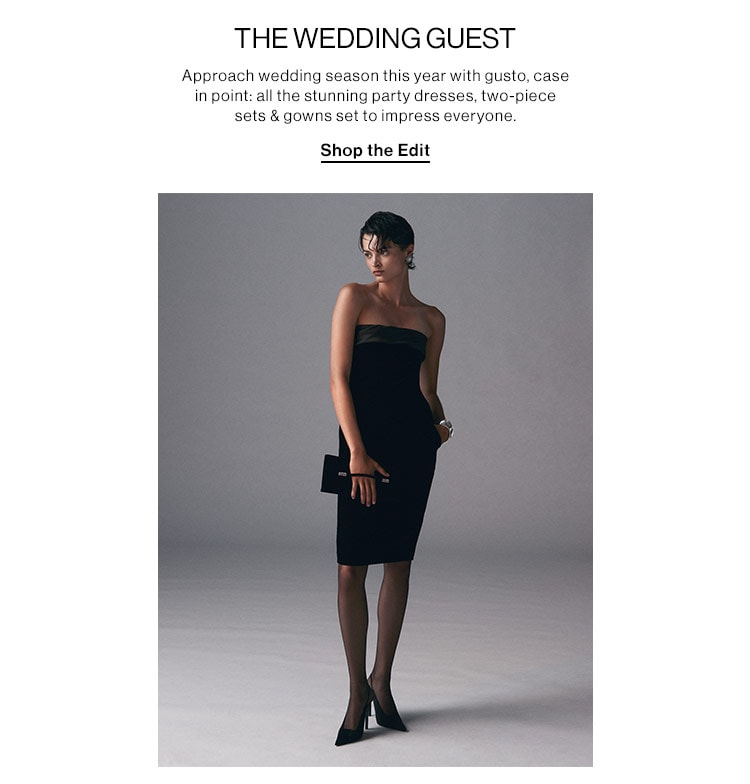 THE WEDDING GUEST: Approach wedding season this year with gusto, case in point: all the stunning party dresses, two-piece sets & gowns set to impress everyone. Shop the Edit