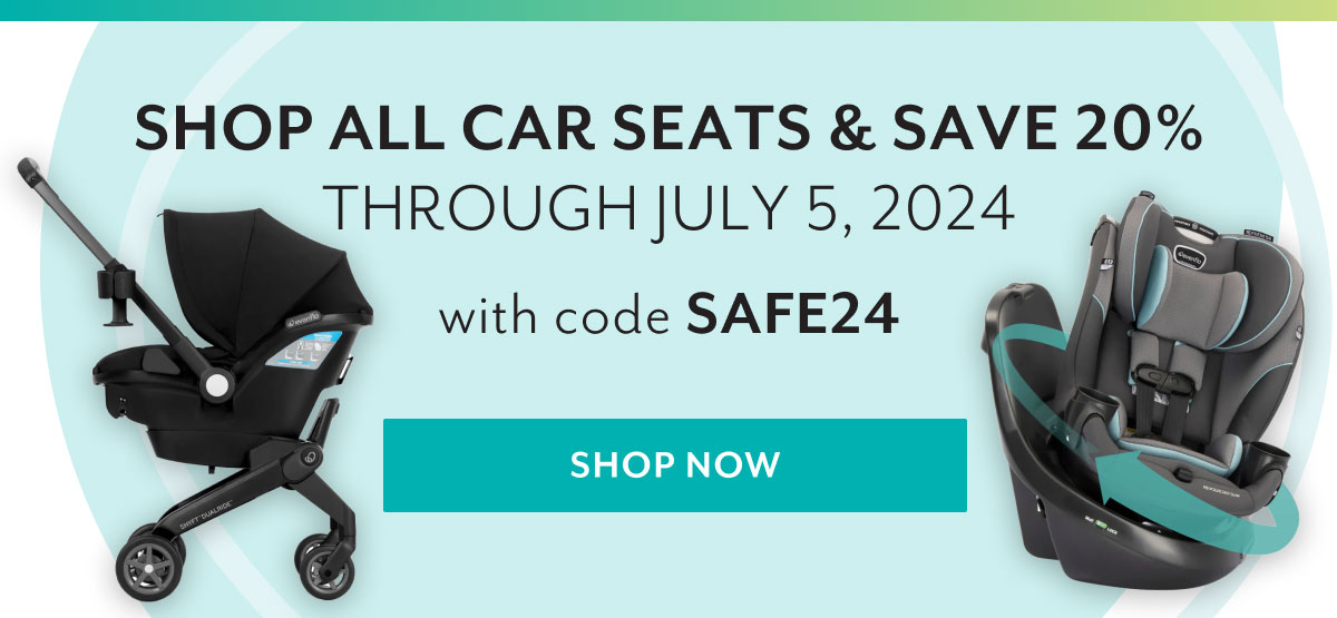 Shop all car seats & save 20% through July 5, 2024 with code SAFE24 | Shop now