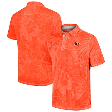  Tommy Bahama Orange  Big & Tall Santiago Paradise Polo