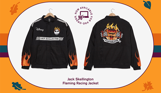 Jack Skellington Flaming Racing Jacket