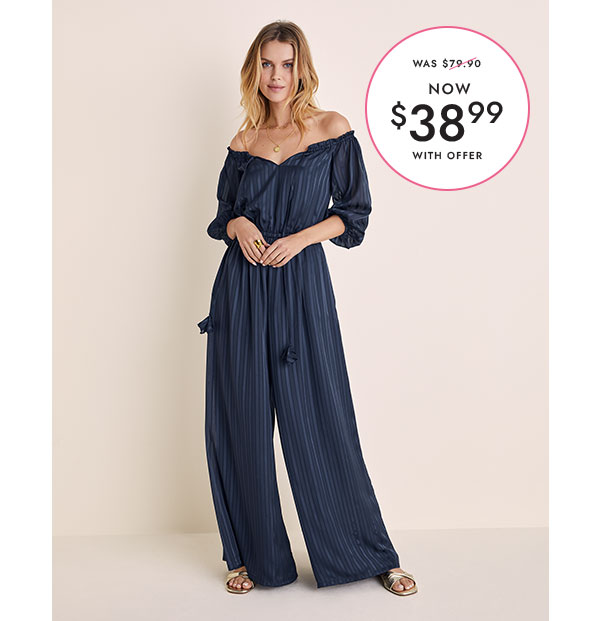 Off-The-Shoulder Jumpsuit