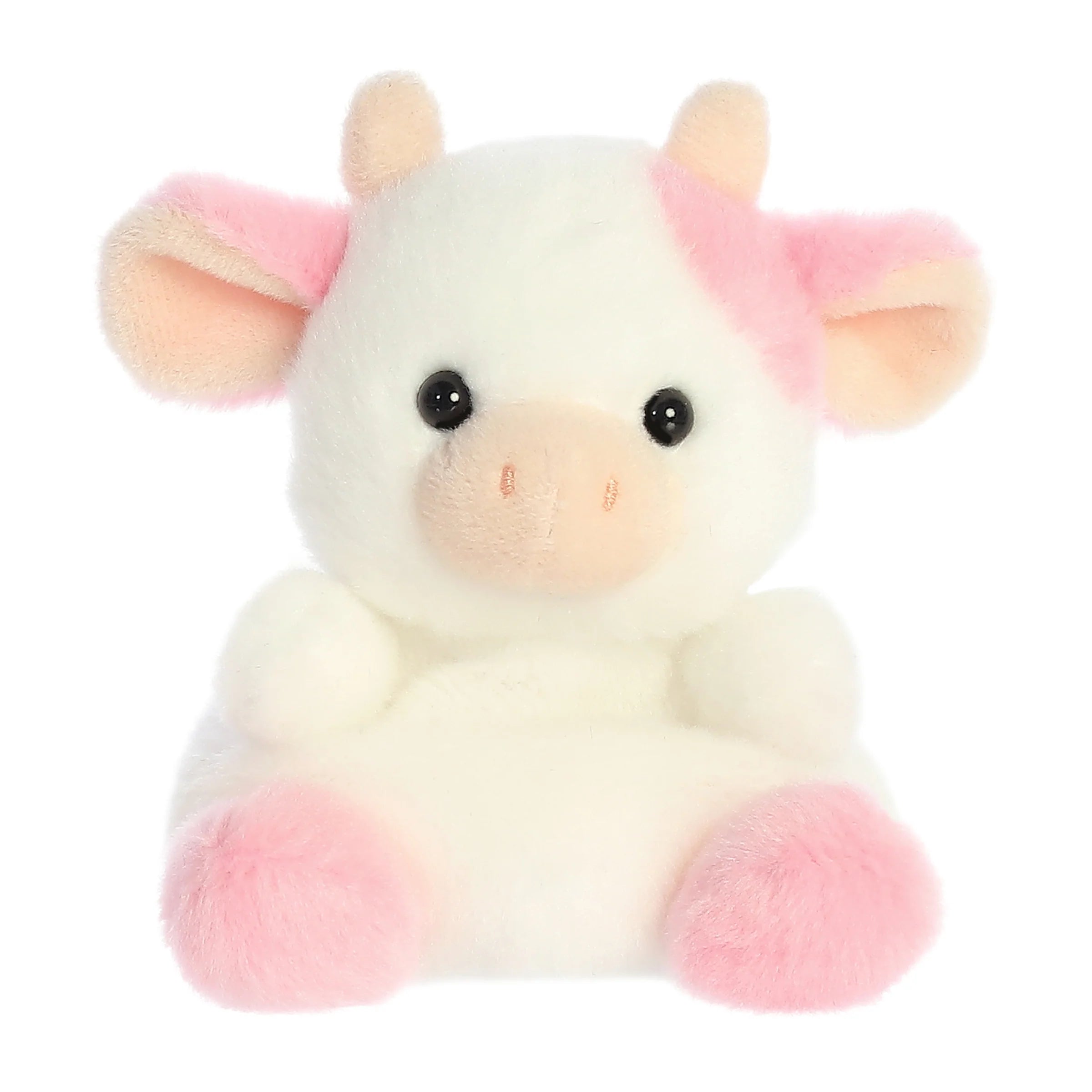 Palm Pals 5 Inch Belle the Strawberry Cow Plush Toy