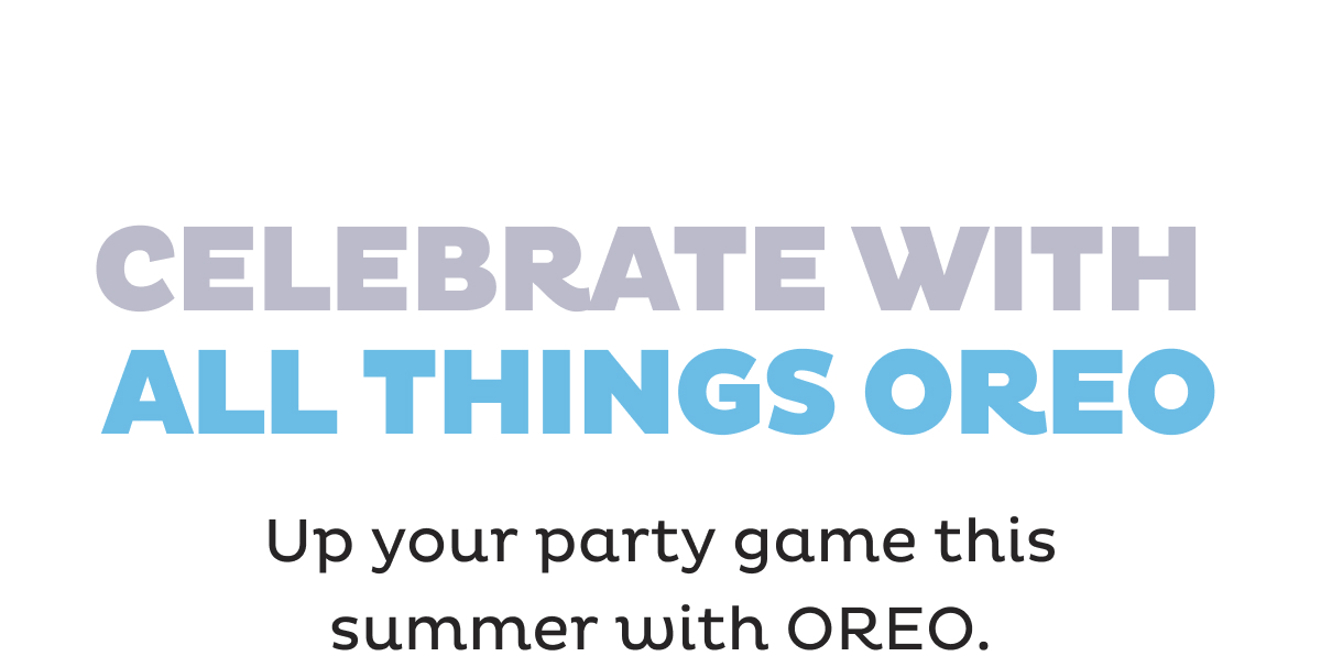 Celebrate With All Things Oreo