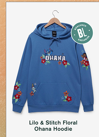 Lilo and Stitch Floral Ohana Hoodie