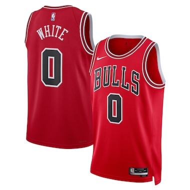  Nike Coby White Red  Swingman Jersey - Icon Edition