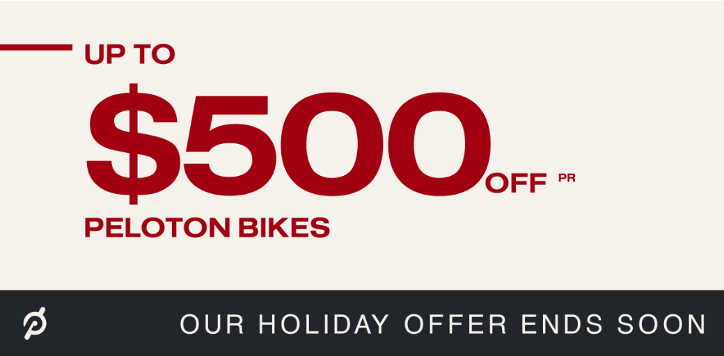 Up to $500 off Peloton Bikes