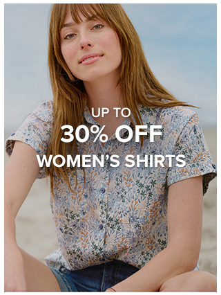 30% Off Women's Shirts