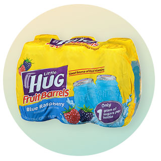 3-ct. Little Hug blue raspberry drinks