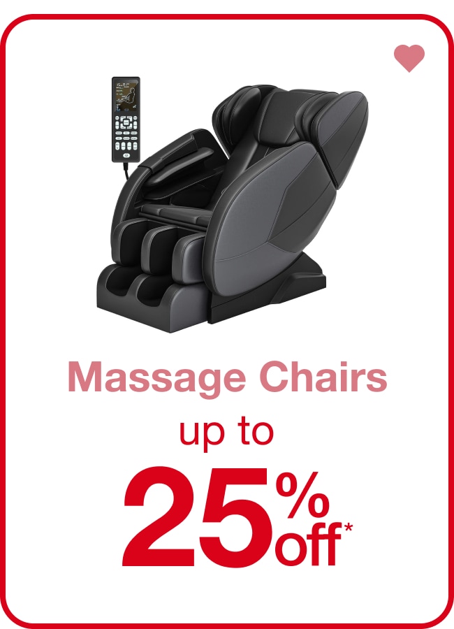 Massage Chairs Up to 25% Off* â€” Shop Now!