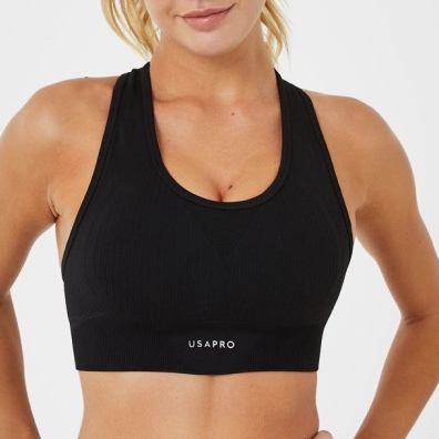  USA Pro Core Seamless Crop Sports Bra