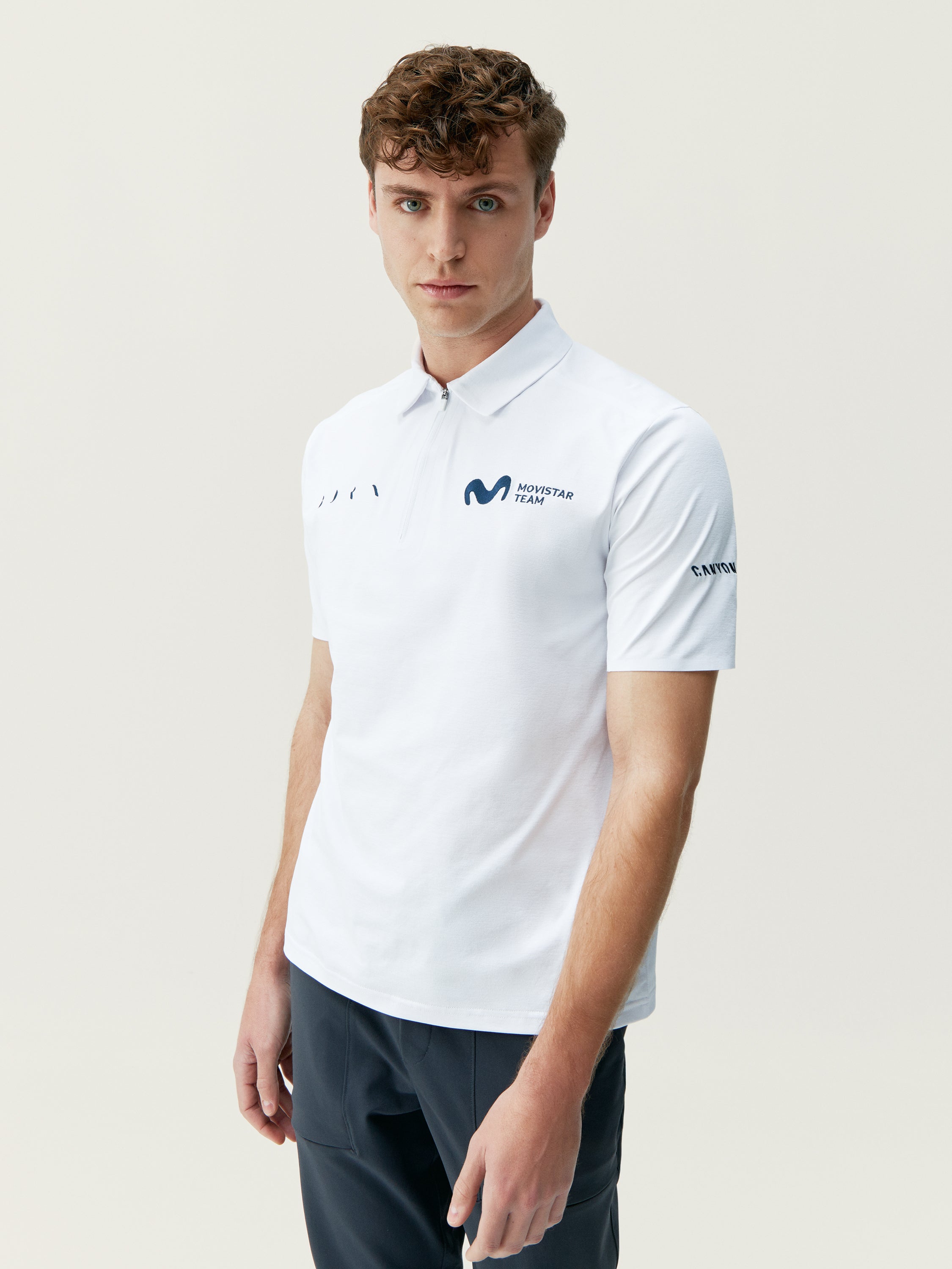 Image of Polo Hombre Movistar White