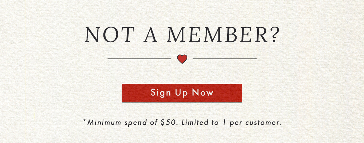 Not A Member? | Sign Up Now