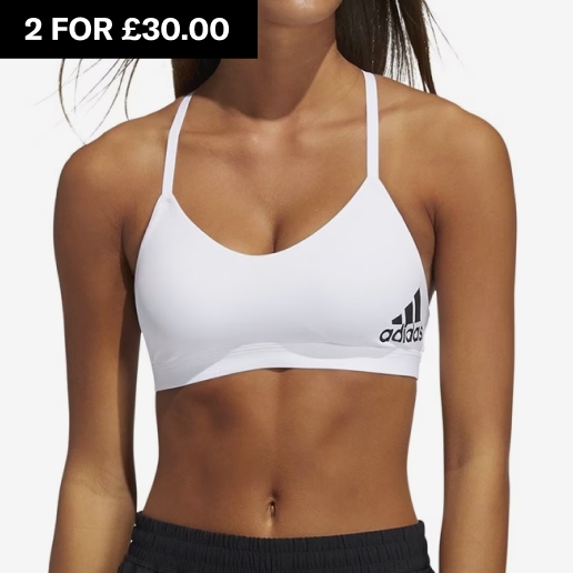 adidas All Me Light Support Training Bra Womens, 2 FOR £30.00