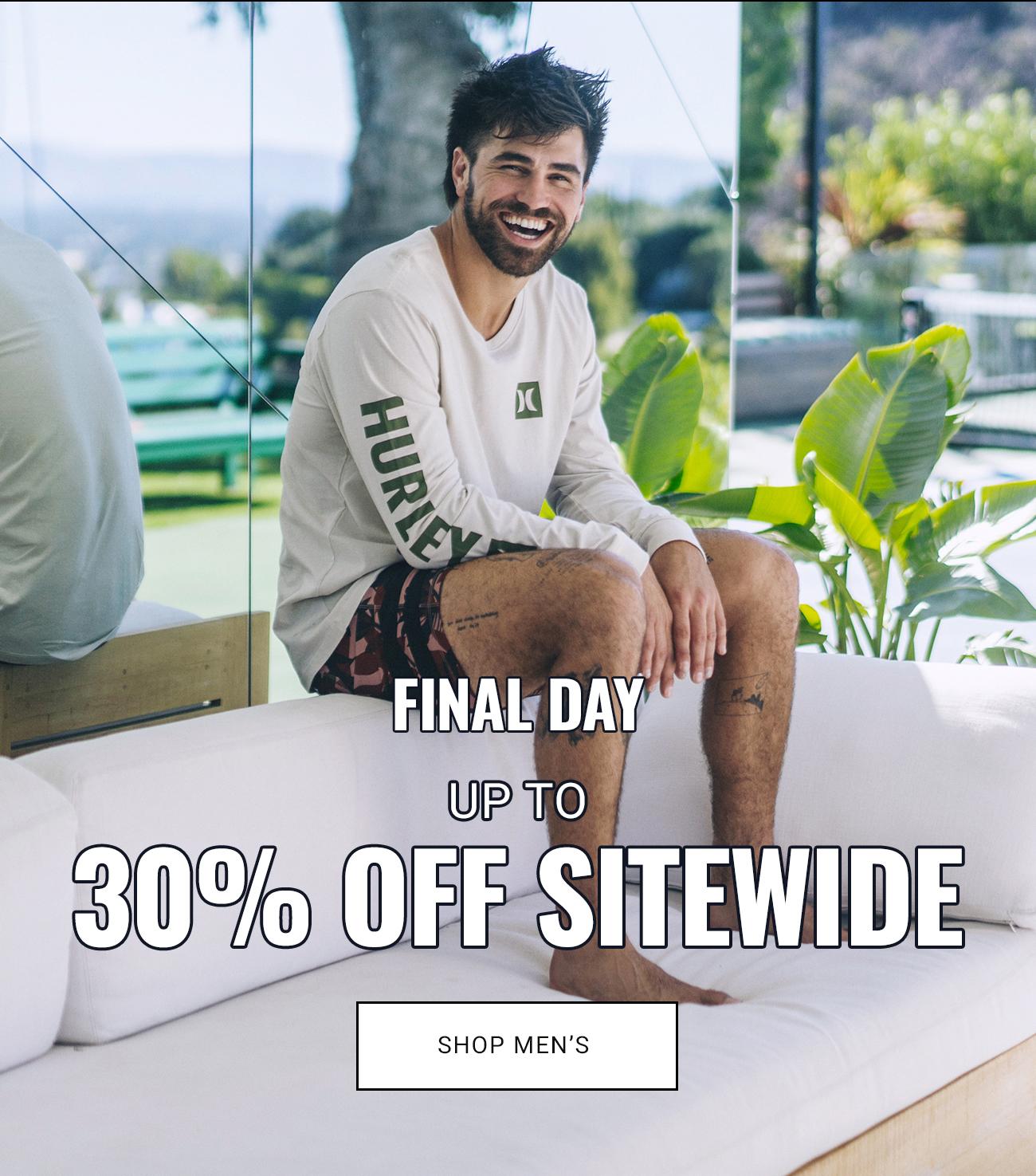 Final Day Up To 30% Off Sitewide | Shop Men's