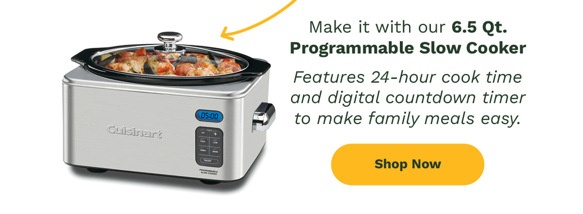 6.5 Qt. Programmable Slow Cooker