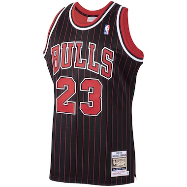  Mitchell & Ness Michael Jordan Black  1995/96 Hardwood Classics Authentic Jersey