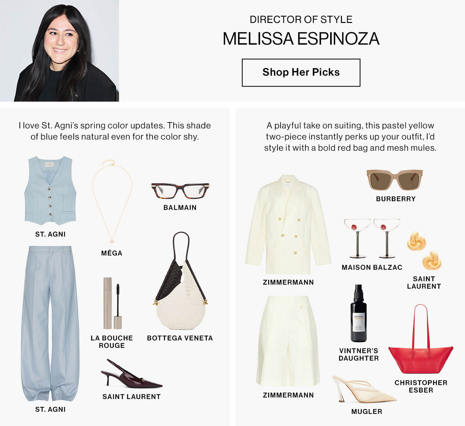 Melissa Espinoza, Director of Style Shop Her Picks