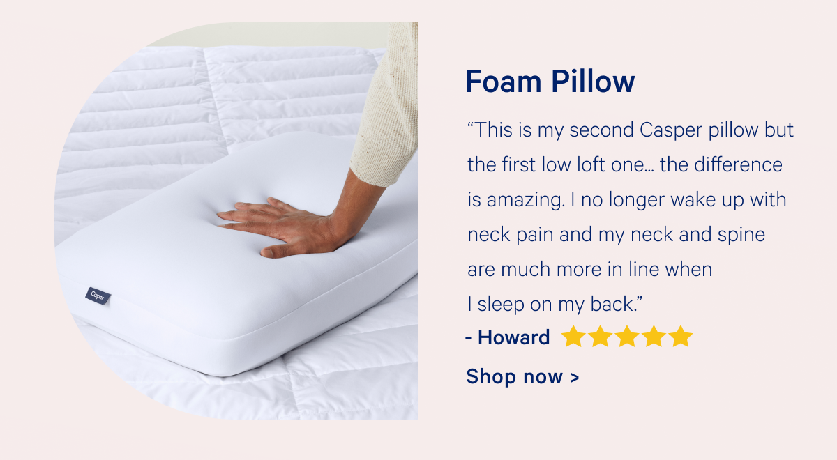 Foam Pillow >> Shop now >>