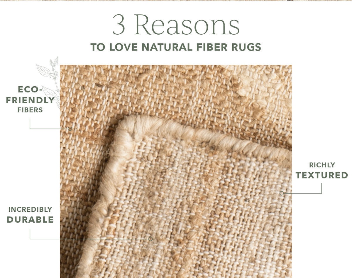 3 Reasons to love natural fiber rugs