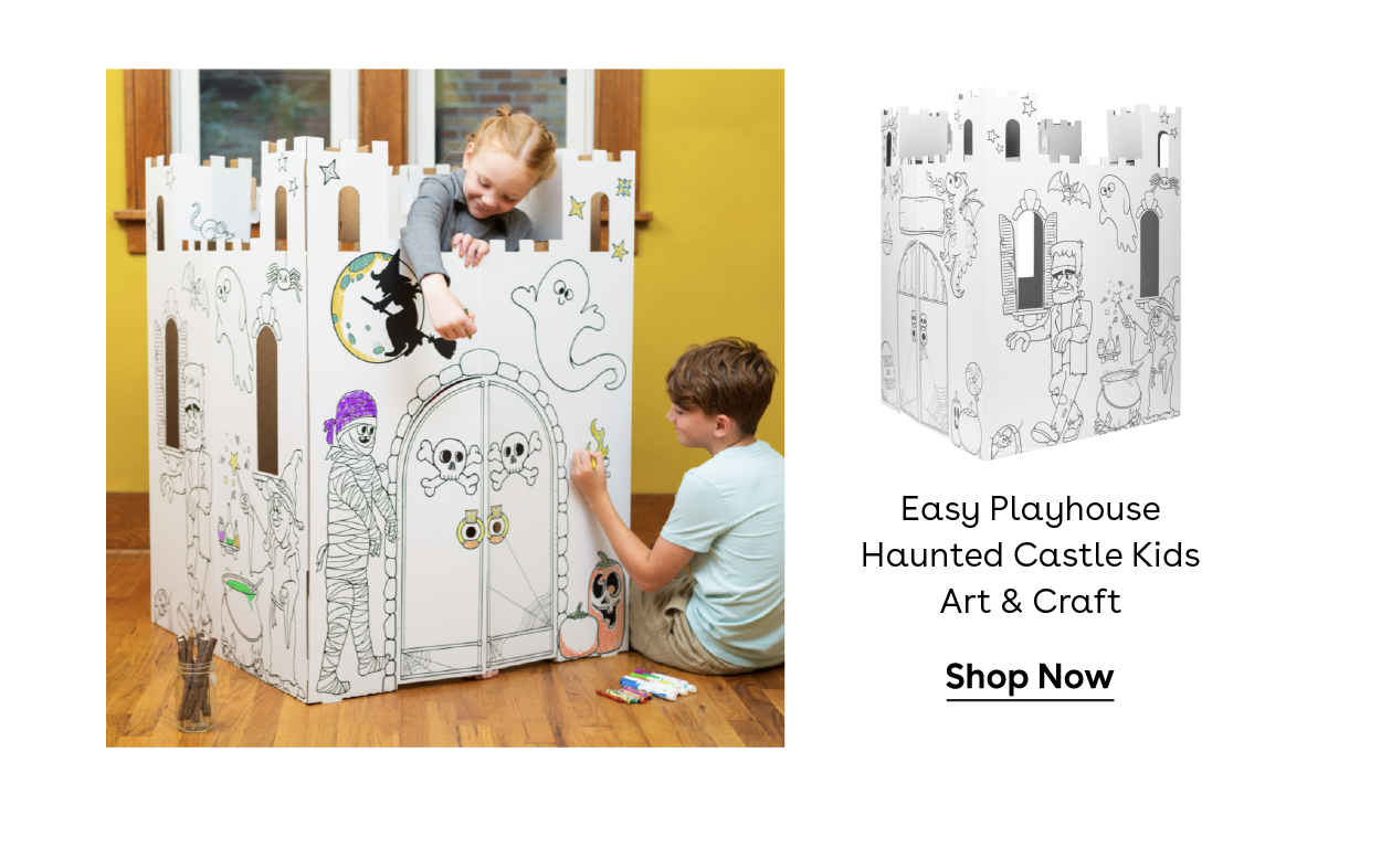 Easy Playhouse Haunted Castle Kids Art & Craft