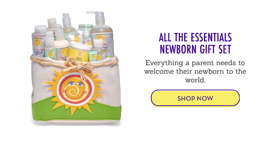 ALL THE ESSENTIALS - NEWBORN GIFT SET Everything a parent needs to welcome their newborn to the world.