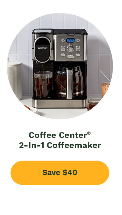 Coffee Center® 2-in-1 Coffeemaker - Save $40