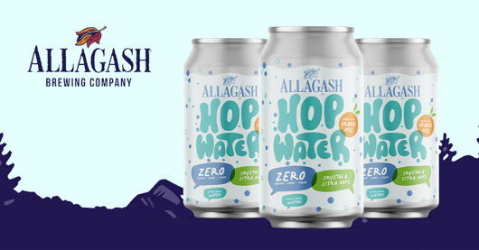 ❌ Allagash Launches First Adult Non-Alc Offering with Hop Water